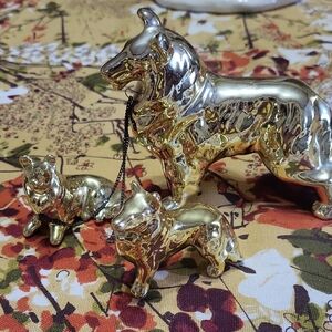 Vinrage Trio of Shepherds Figurine Set